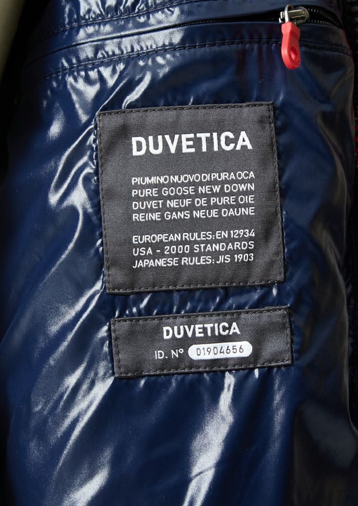 【美品✨カッコイイ】デュベティカ✖️AKM光沢✨ダウン ✨ AKM×DUVETICA Light Down Riders Jacket ダウン ライダース デュベチカ