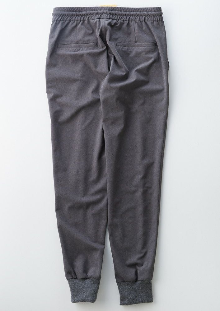 AKM】MELANGE TWILL 2WAY RIB SLACKS -GRAY- | AKM［エイケイエム