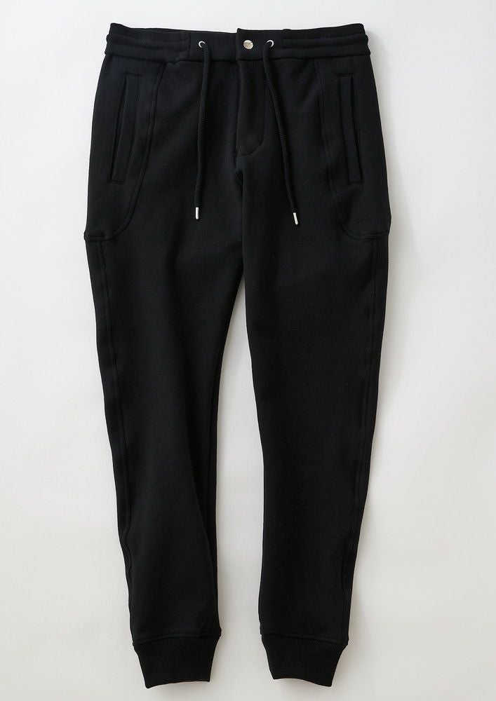 AKM STRETCH JERSEY SOLID W RIDERS最強スエット AKM】ORIGINAL STRETCH JERSEY SOLID EASY RIB -BLACK- | AKM