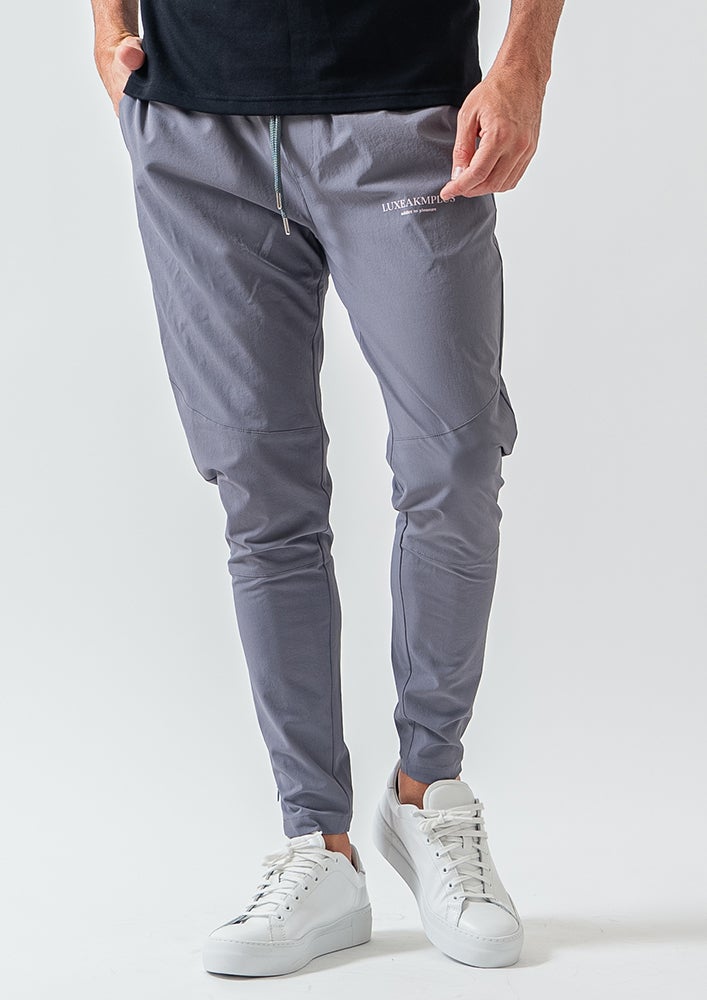 AKM PLUS】AKMPLUS BIKER SKINNY PANTS -GRAY-
