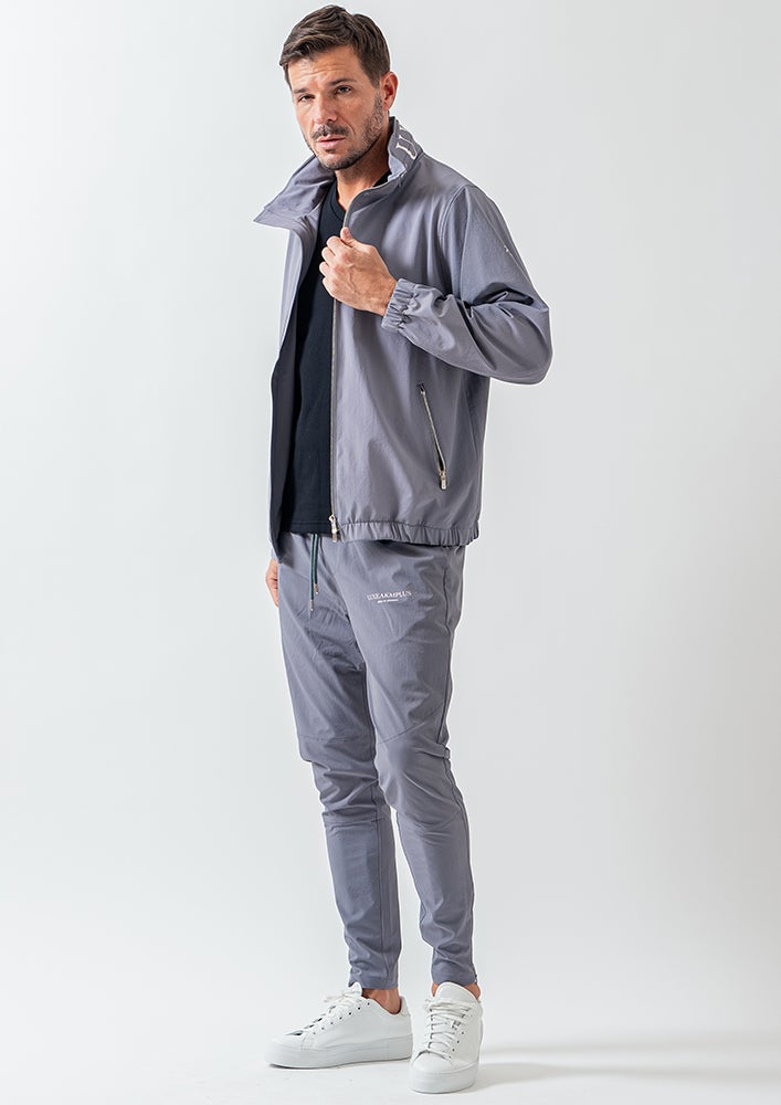 AKM PLUS】AKMPLUS BIKER SKINNY PANTS -GRAY-