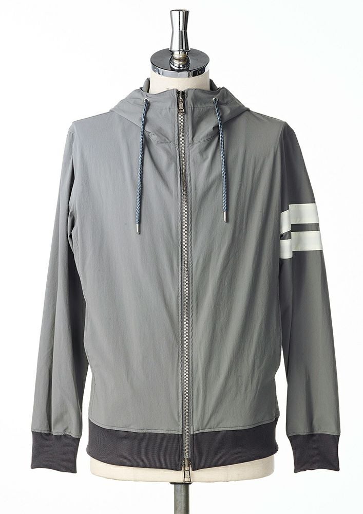 【美品】AKM J006 neck zip parka グレー(S) AKM［エイケイエム］公式オンラインショップ | パーカー