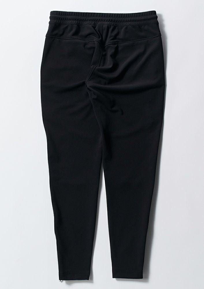 AKM】DRY SUITING JERSEY/STRETCH TAFFETA SIDE LINE BIKER SKINNY -BLACK-