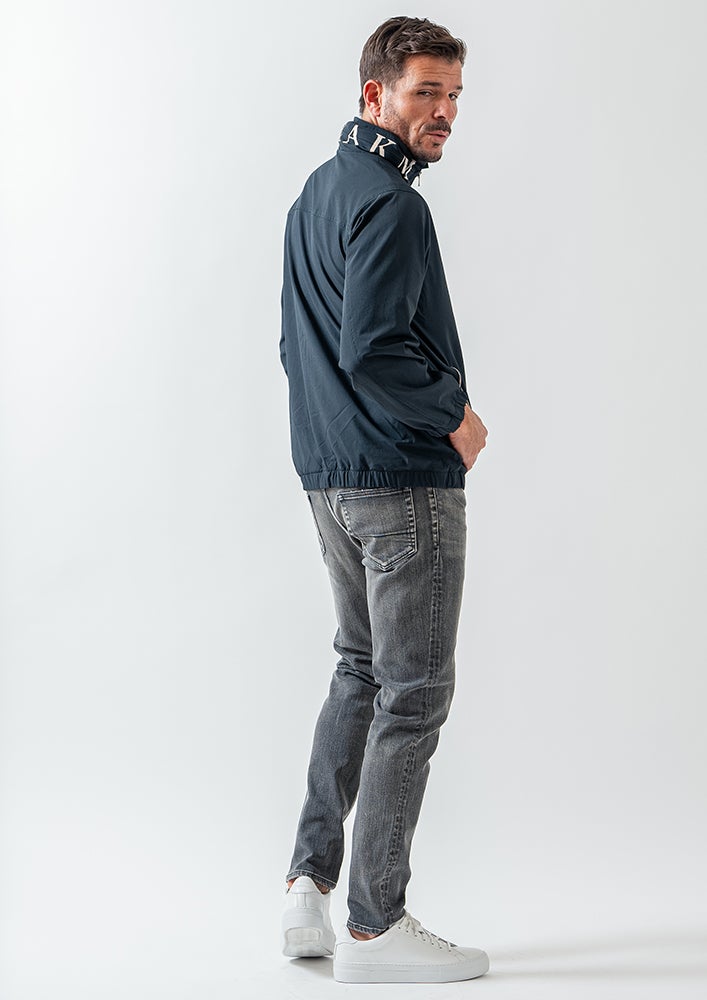 AKM】HIGH STRETCH DENIM 5POCKET SKINNY -BLACK HARD USED-