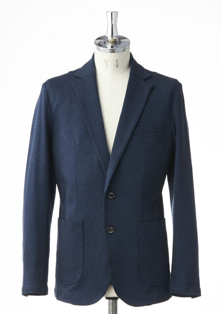 AKM】DUAL WARM BARE PONTI SWING EASY JACKET -NAVY-