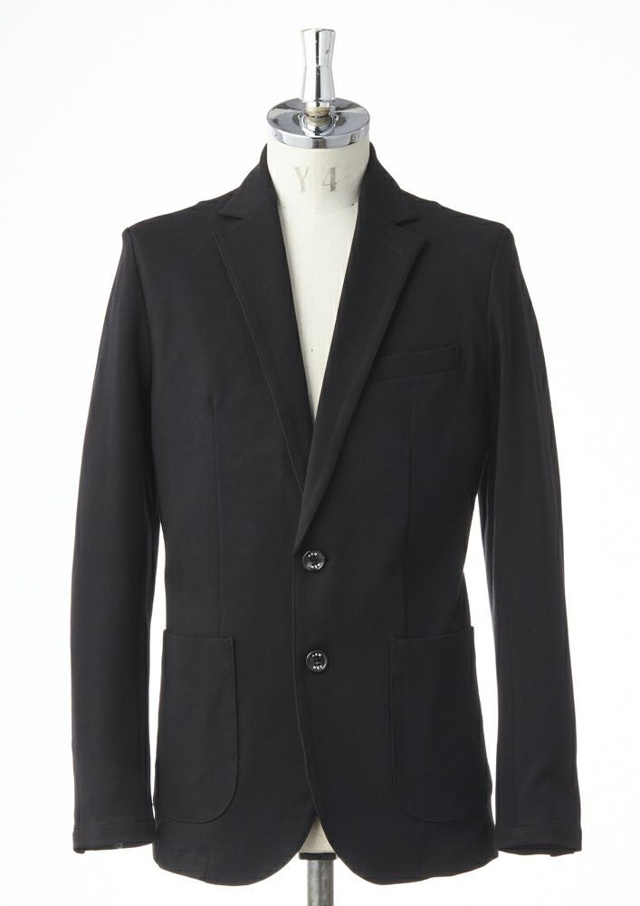 AKM】DUAL WARM BARE PONTI SWING EASY JACKET -BLACK-