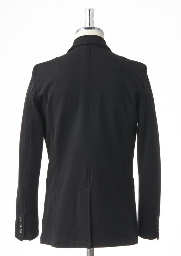 AKM】DUAL WARM BARE PONTI SWING EASY JACKET -BLACK-