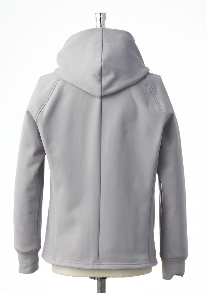 AKM】TEXBRID HIGH-GAGE JERSEY SOLID WRAP HOODED -GRAY- AKM】TEXBRID HIGH-GAGE JERSEY SOLID WRAP HOODED -GRAY-