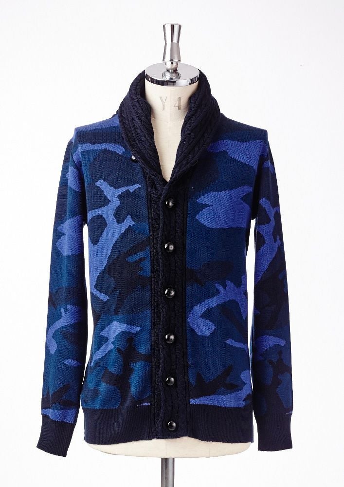 AKM CAMO SHAWL CARDIGAN 迷彩 カモ ショールカーディガン AKM】CAMO SHAWL CARDIGAN | AKM［エイケイエム］公式オンラインショップ
