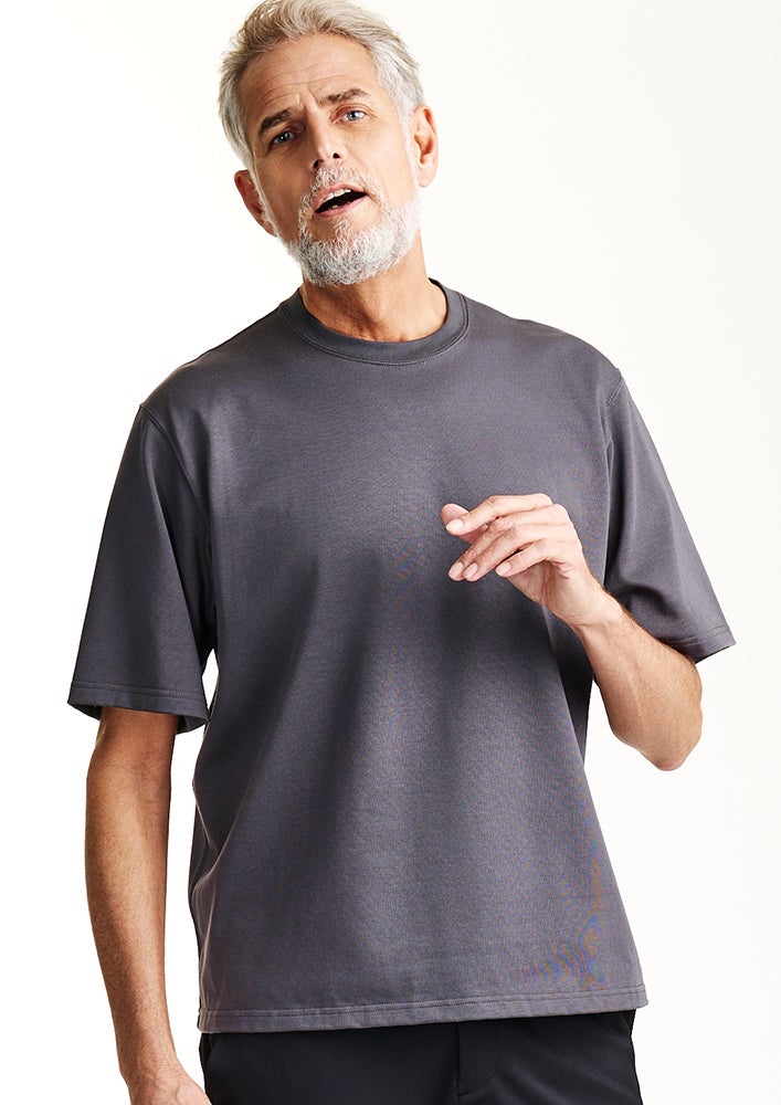 AKM】BIARRITZ JERSEY LOOSE FIT S/S CREW NECK -GRAY- | AKM ONLINE