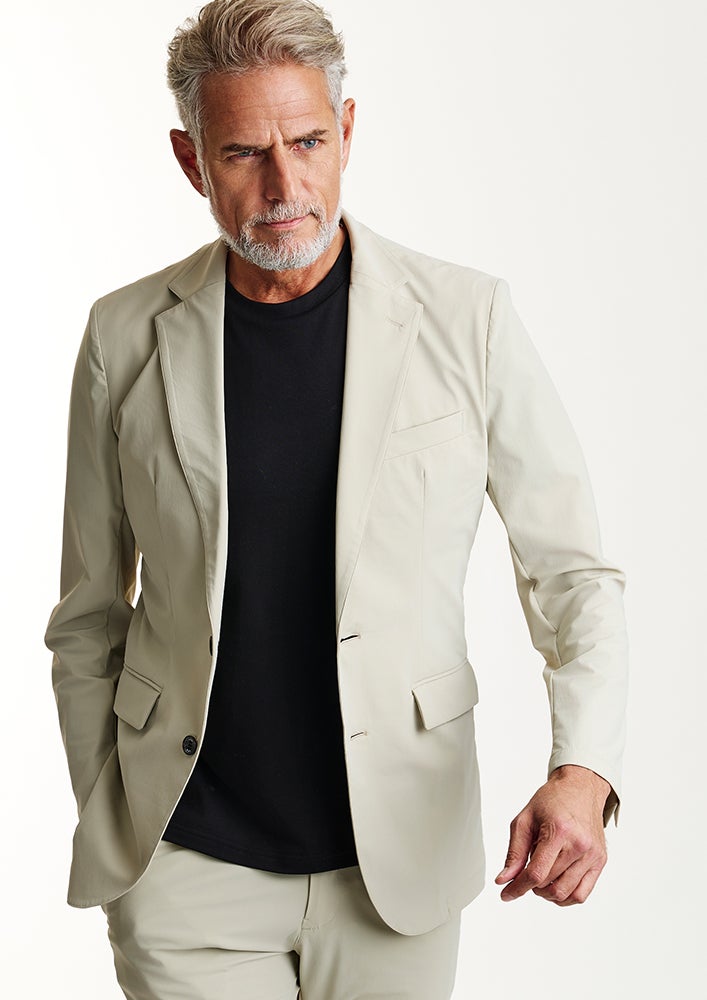 AKM】TM ICE STRETCH SWING EASY JACKET -BEIGE- | AKM［エイケイエム