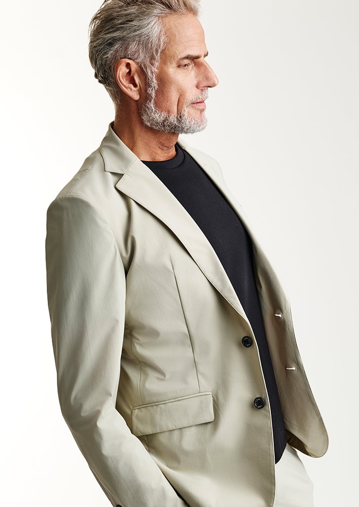 AKM】TM ICE STRETCH SWING EASY JACKET -BEIGE- | AKM［エイケイエム