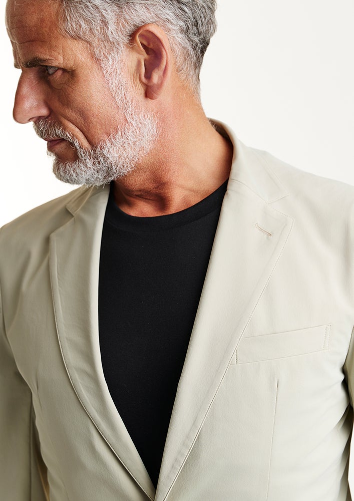 AKM】TM ICE STRETCH SWING EASY JACKET -BEIGE- | AKM［エイケイエム