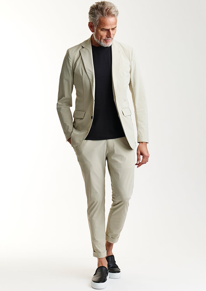 AKM】TM ICE STRETCH SWING EASY JACKET -BEIGE- | AKM［エイケイエム